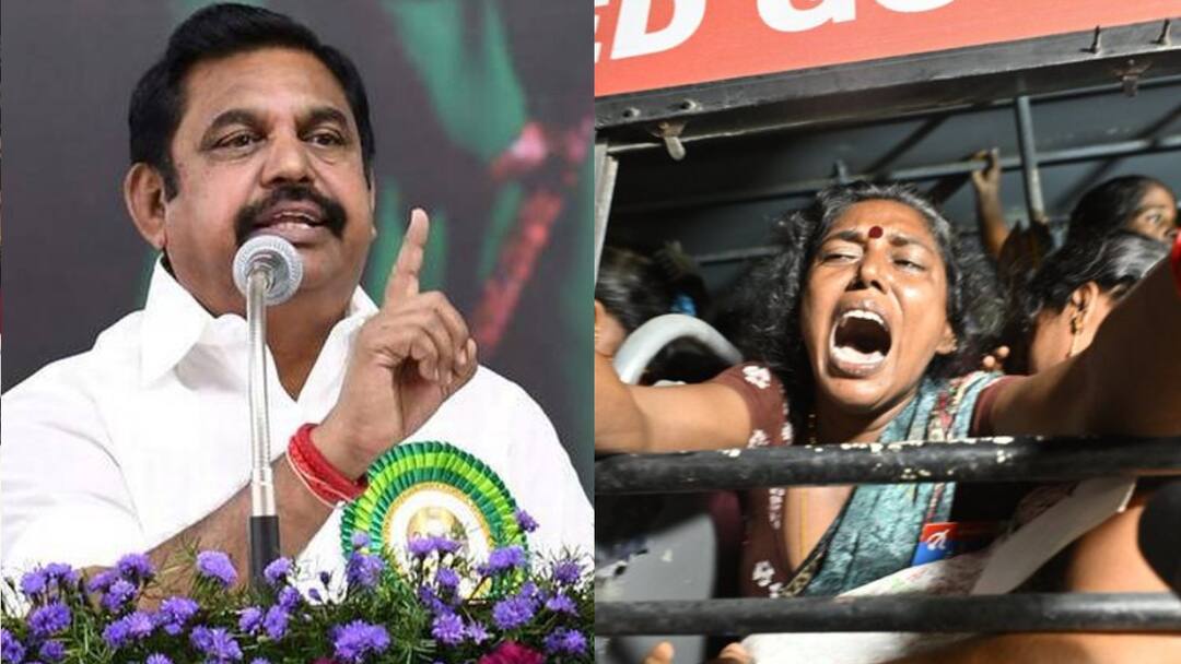 தூய்மைப் பணியாளர்கள் மீது நள்ளிரவில் அடக்குமுறை! 8 மாதங்களில் பதில் சொல்ல வேண்டும்! ஈபிஎஸ் கண்டனம்