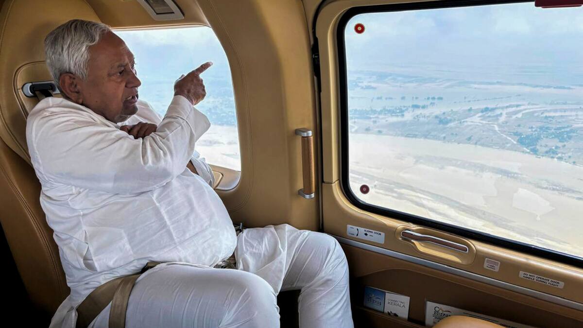 Bihar Floods: CM Nitish Kumar Conducts Aerial Survey, Orders Urgent Relief For 17 Lakh Affected