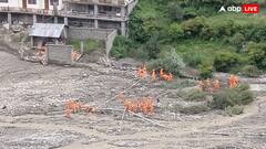 धराली और हर्षिल में भारी बरिश से हालात खराब, प्रति सेकंड 50 से 60 लाख लीटर आया पानी