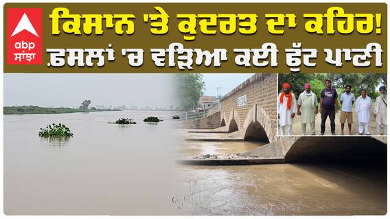 Heavy Rain in Punjab| ਕਿਸਾਨ 'ਤੇ ਕੁਦਰਤ ਦਾ ਕਹਿਰ! ਫ਼ਸਲਾਂ 'ਚ ਵੜਿਆ ਕਈ ਫੁੱਟ ਪਾਣੀ | Flash Flood