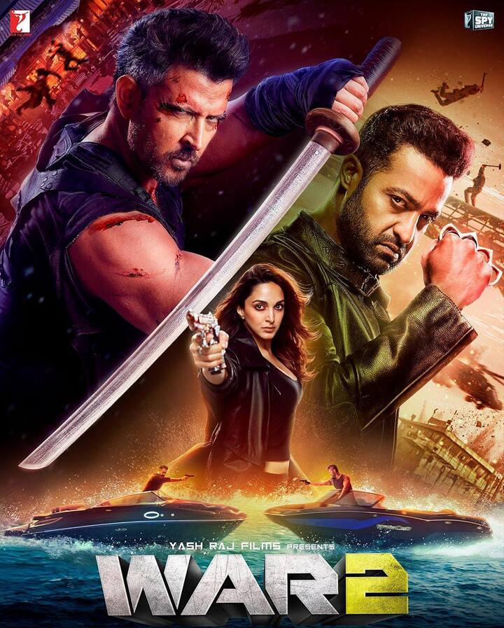 अब वाईआरएफ स्पाई यूनिवर्स की छठी फिल्म वॉर 2 भी सिनेमाघरों में रिलीज हो चुकी है. इस फिल्म में आपको ऋतिक रोशन और जूनियर एनटीआर के बीच तगड़ा टक्कर देखने को मिलेगा.