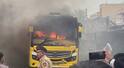 Bus Fire In Latur: लातूरमध्ये खाजगी बसला भीषण आग, प्रवाशांच्या सामनासह बाजूचे दुकान अन् घरही जळून खाक, लाखोंचं नुकसान