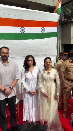 पोलीस आणि त्यांच्या कुटुंबासोबत अमृताने साजरा केला 79 वा स्वातंत्र्य दिवस!