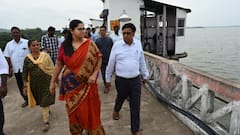 కడెం ప్రాజెక్టును సందర్శించిన నిర్మల్ కలెక్టర్, అప్రమత్తంగా ఉండాలని అధికారులకు ఆదేశాలు