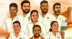 Indian Cricket Stars Extend Wishes To Fans On 79th Independence Day