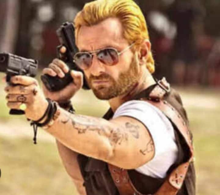 Go Goa Gone (2013) India’s first zombie comedy and Saif’s bleach-blonde experiment. Playing a fake Russian mercenary with a knack for shooting the undead, he was equal parts absurd and hilarious. The film became a cult classic, and so did his look.