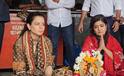 कंगणा राणौत आणि राज ठाकरेंच्या कन्येकडून शनी देवाला अभिषेक, दर्शन घेतल्यानंतर दोघींचा एकत्र सत्कार