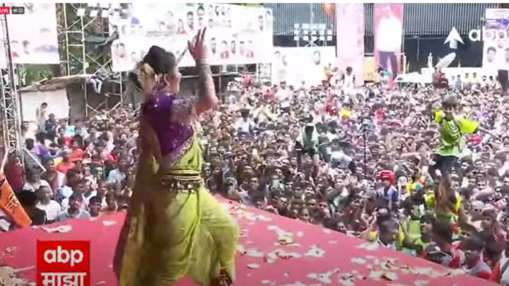 मुंबईतही गौतमी पाटीलने आपल्या नृत्याची जादू दाखवली