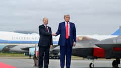 Handshakes, Limo Ride, B-2 Bomber Flyover: Trump Rolls Out Red Carpet For Putin In Alaska — WATCH