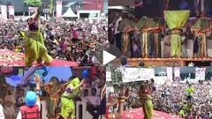 VIDEO : 'मी साताऱ्याची गुलछडी..' गौतमी पाटीलचा दहिहंडी उत्सवात तुफान डान्स, स्टेज दणाणून सोडला