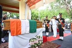 விடைப்பெற்றார் இல.கணேசன்! 42 குண்டுகள் முழங்க இறுதி மரியாதை! பெசன்ட் நகர் மின் மயானத்தில் தகனம்