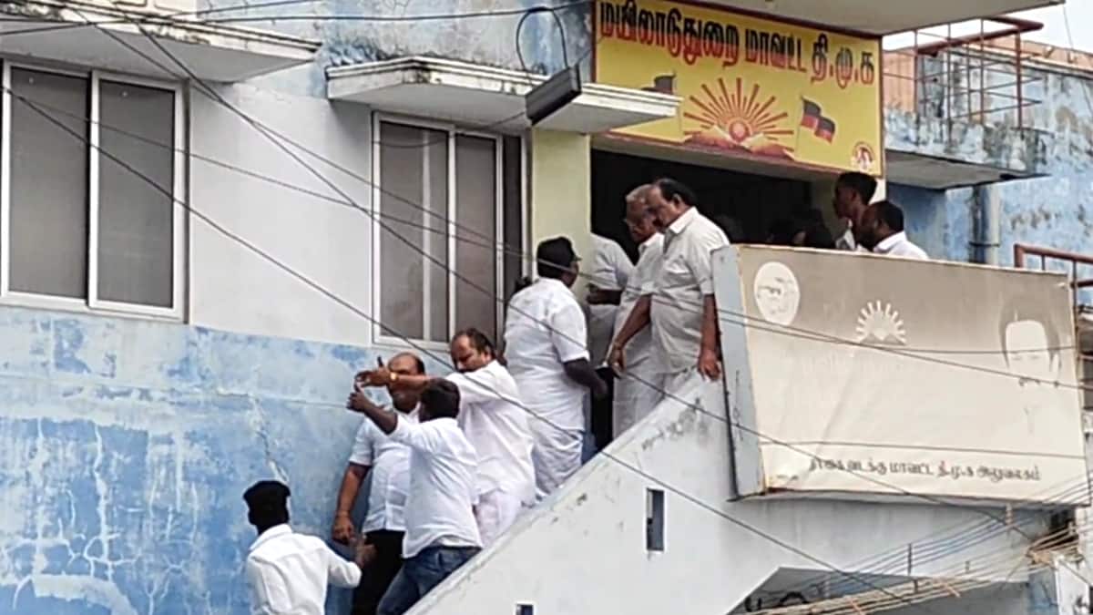 மயிலாடுதுறை மாவட்ட திமுகவில் மீண்டும் மோதல்! கைகலப்பில் முடிந்த ஆலோசனை கூட்டம்