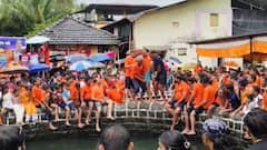 रायगडमधील एक गाव-एक दहीहंडी, चक्क विहिरीवर बांधली जाते हंडी, अख्खा गाव जमतो; पाहा फोटो