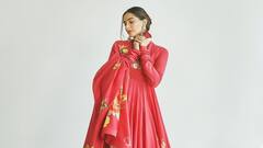 8 Simple Yet Stunning Floral Anarkalis Inspired By Bollywood Divas For Janmashtami