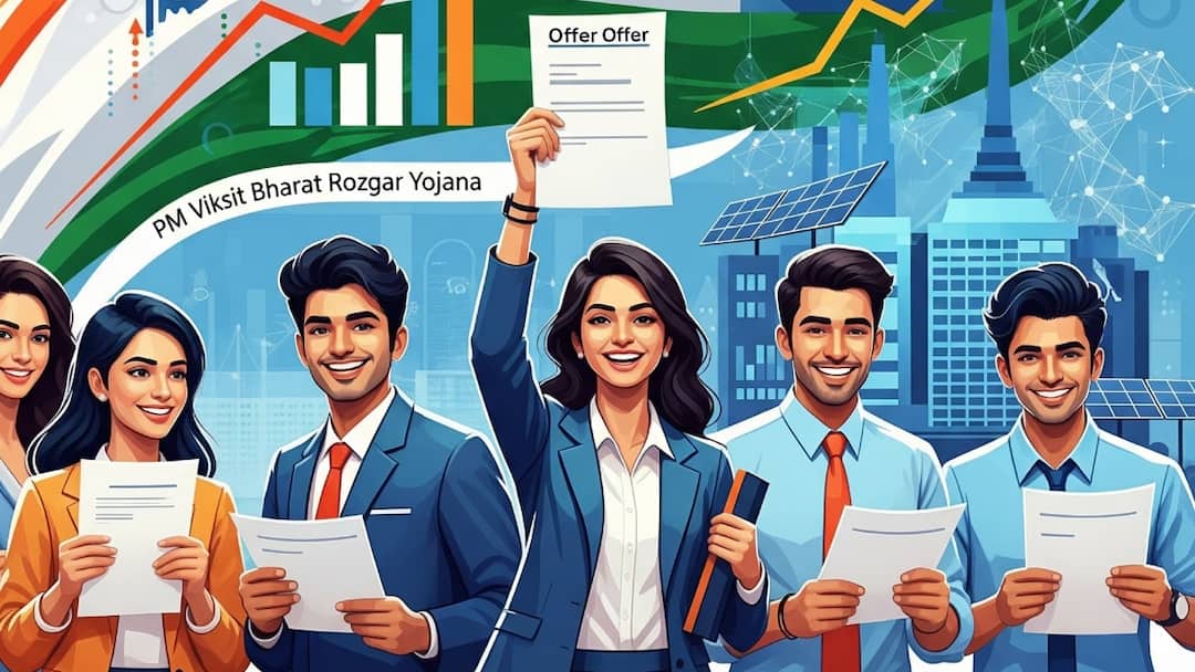 PM Viksit Bharat Rozgar Yojana: ప్రధాని మోదీ కొత్త పథకం: ఉద్యోగం పొందిన వారికి, కంపెనీలకు భారీ లబ్ధి! PM Viksit Bharat Rozgar Yojana PM VBRY Eligibility check details PM Viksit Bharat Rozgar Yojana: ప్రధాని మోదీ కొత్త పథకం: ఉద్యోగం పొందిన వారికి, కంపెనీలకు భారీ లబ్ధి!