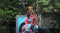 Dahihandi 2025: गोविंदा आला रे! ठाण्यामध्ये मनसेच्या दहीहंडीचा एकच जल्लोष, भर पावसात थरांवर थर...