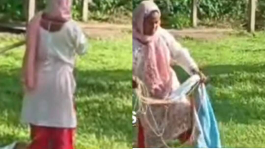 Assam School Principal Arrested After Video Shows Her Folding National Flag With Legs Assam School Principal Arrested After Video Shows Her Folding National Flag With Legs