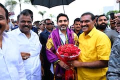 Nara Lokesh: పాలకొల్లులో మంత్రి నిమ్మల రామానాయుడు కుమార్తె నిశ్చితార్థ వేడుకకు హాజరైన నారా లోకేష్