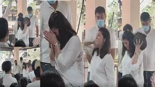 आईला शेवटचा निरोप देताना तेजस्विनी पंडितच्या अश्रूंचा बांध फुटला, जन्मदात्रीला दिला मुखाग्नी