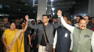 WATCH: Astronaut Shubhanshu Shukla Receives Grand Welcome At Delhi Airport; CM Gupta, Jitendra Singh Present