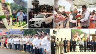 Bhushan Gavai In Kolhapur: सरन्यायाधीश भूषण गवई कोल्हापुरात पोहोचताच लोकराजा राजर्षी शाहूंच्या चरणी नतमस्तक; शहरात प्रवेश करताच इंडिया आघाडी आणि कोल्हापुरवासियांकडून पुष्पवृष्टीने स्वागत