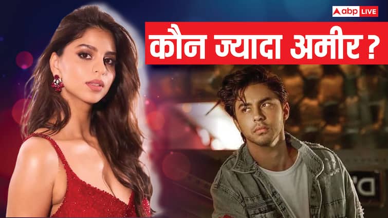 आर्यन खान या सुहाना खान, शाहरुख खान की किस औलाद के पास है ज्यादा दौलत? जानें नेटवर्थ
