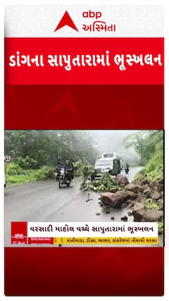 Dang Landslide : વરસાદી માહોલ વચ્ચે ડાંગના સાપુતારામાં ભૂસ્ખલન