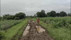 Parbhani News : चिखलमय रस्त्यात अर्धनग्न होऊन डबक्यात लोटांगण; परभणीत रस्त्यासाठी गावकऱ्यांचे अनोखे आंदोलन, महिलांना अश्रू अनावर