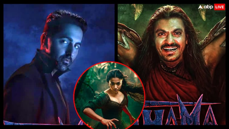 'थामा' से आयुष्मान खुराना और नवाजुद्दीन सिद्दीकी का फर्स्ट लुक आउट, तीखे तेवर में दिखाती नजर आईं रश्मिका मंदाना