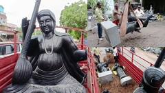 அயோத்தி ராமர் கோயிலில் மாமல்லபுரம் சிலைகள்: இசை மும்மூர்த்திகளின் சிலைகள் திறப்பு!