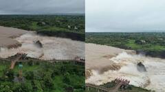 Nanded Rains: सहस्त्रकुंड धबधब्याचं 24 वर्षांनंतर विशाल रूप; नांदेडमध्ये पावसाचा हाहाकार, PHOTO