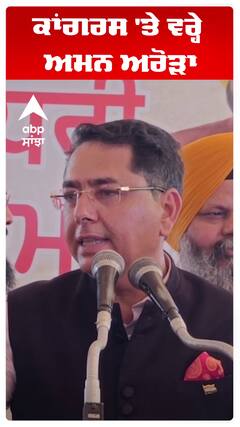 ਕਾਂਗਰਸ ਤੇ ਵਰ੍ਹੇ ਅਮਨ ਅਰੋੜਾ