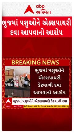 Bhuj News : ભુજમાં પશુઓને એક્સપાયરી ડેટવાળી દવા આપવાના આરોપ