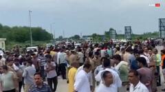 फौजी की पिटाई से भड़के ग्रामीण, टोल प्लाजा पर की तोड़-फोड़, जान बचाकर भागे कर्मचारी, शाम तक चला धरना