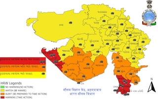 Gujarat Rain: એક સાથે ચાર સિસ્ટમ સક્રિય, આ જિલ્લાઓમાં તૂટી પડશે ધોધમાર વરસાદ