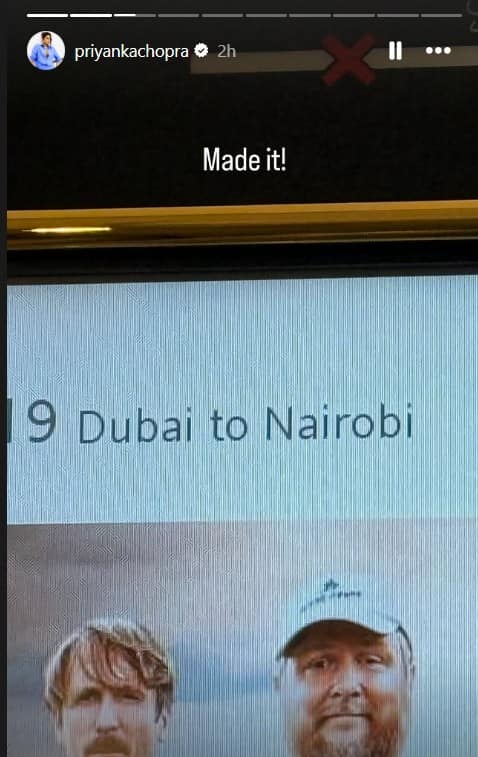 Priyanka Chopra Starts Shooting SS Rajamouli’s Globetrotter In Nairobi