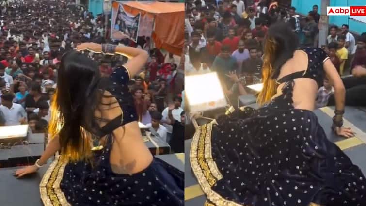Video: रैली में लड़की ने किया अश्लील डांस, देखने जुटी भारी भीड़, लोग बोले- बेरोजगारी चरम पर