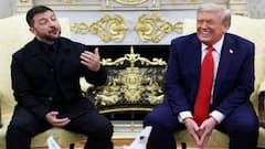 Trump: 'રશિયા અને યુક્રેન વચ્ચે યુદ્ધ સમાપ્ત થવાનું છે', ઝેલેન્સ્કી સાથેની બેઠકમાં બોલ્યા ટ્રમ્પ