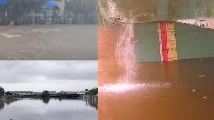 मिठी नदीने 4.9 मीटरची पातळी गाठली आहे.