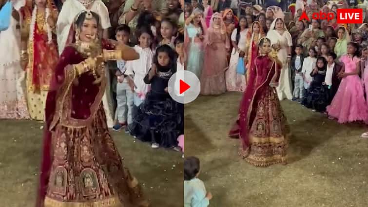 दुल्हन ने स्टेज पर खड़े दूल्हे के लिए शादी में लगाए जोरदार ठुमके, वीडियो वायरल