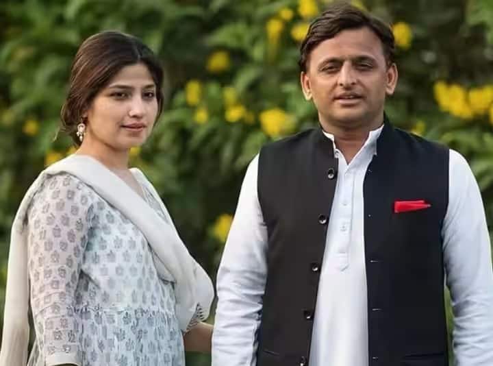 Dimple looks very cute even in a suit of white color. There is no makeup, no heavy jewelery, yet she looks very beautiful.