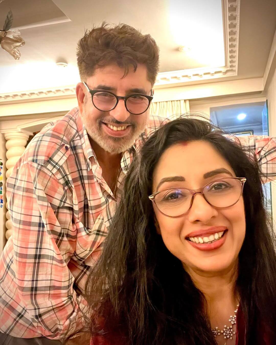 Rupali Ganguly often credits this to her husband Ashwin's Verma. He says that her husband is behind the place she is today.