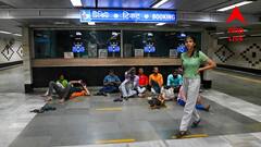 লাইনে জমে জল, ব্যস্ত রুটে আচমকা ব্যাহত মেট্রো পরিষেবা