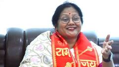 मंदिर की जमीन कब्जाने के आरोप पर मंत्री विजय लक्ष्मी गौतम ने साधी चुप्पी, धरने पर बैठे महंत, जमकर बवाल