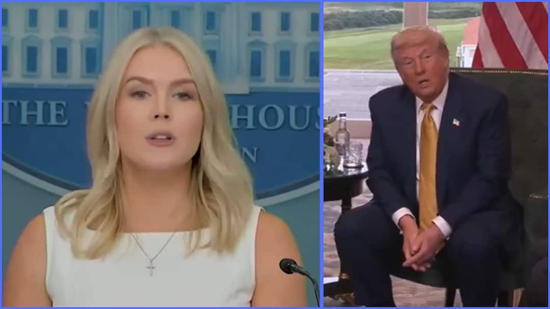 Trump Praises Karoline Leavitt’s ‘Beautiful Face’ And ‘Lips Like Machine Gun During Pennsylvania Rally