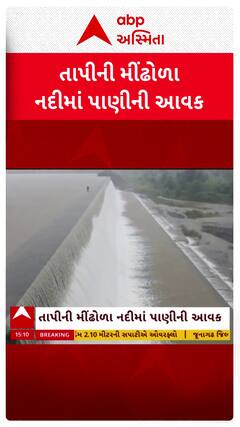 Tapi Mindhola River : તાપીની મીંઢોળા નદીમાં પાણીની ભરપૂર આવક, 10 ગામોને કરાયા એલર્ટ