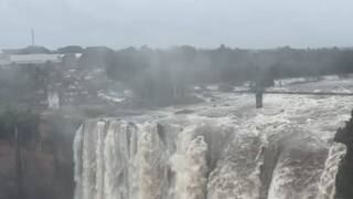 Gokak Waterfall: भारताचा 'नायगरा' गोकाक धबधब्याला मुसळधार पावसाने आक्राळ विक्राळ रूप प्राप्त