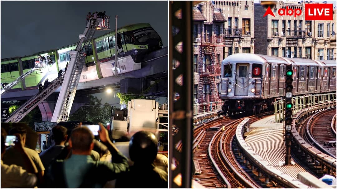 Mumbai Monorail Stuck mid Track Difference between Mumbai Monorail and Metro मेट्रो से कितनी अलग होती है मोनोरेल, जानें कब हुई थी इसकी शुरुआत?