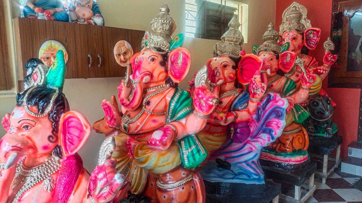 Vinayagar Chaturthi 2025: சிம்ம விநாயகர்... சிங்க வாகன விநாயகர்: விதவிதமான விநாயகர் சிலைகள் விற்பனை