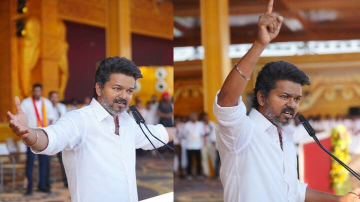 TVKMaduraiMaanadu Photos : மதுரையில் கோலாகலமாக  நடைபெற்ற தமிழக வெற்றிக் கழகத்தின் இரண்டாவது மாநில மாநாடு நிகழ்வின் புகைப்படங்கள்